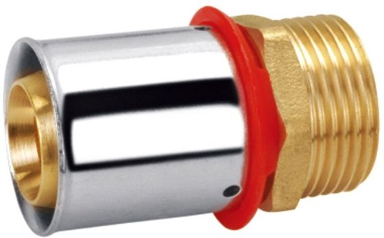 Pirinç Erkek Rakor Uydurma PF3003 Sıkıştırma Düz Konnektör