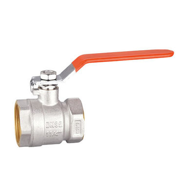 Su Gaz Yağı İçin Nikel Pirinç Gövde Küresel Vana Dişli BV1033-FF