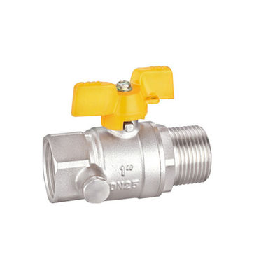 Üç çeyrek inç dövme tunç topu valf üreticileri BV1027-MF Filmiş ISO228/1