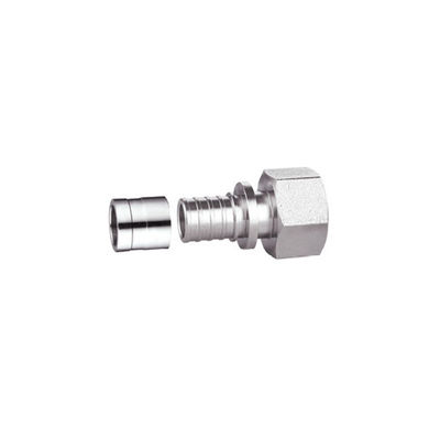 PEX Boru Pirinç Düz Konnektör 20mm 25mm 16mm PF4003 OEM Hizmeti