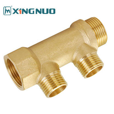 Su Dağıtıcı Bakır Manifold HVAC Boru Fitting 200 PSI Max Basınç PTFE Peçete ile Kalıp